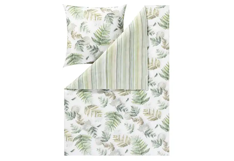 Estella Edelflanell Bettwäsche Fern leaves – Bild 2