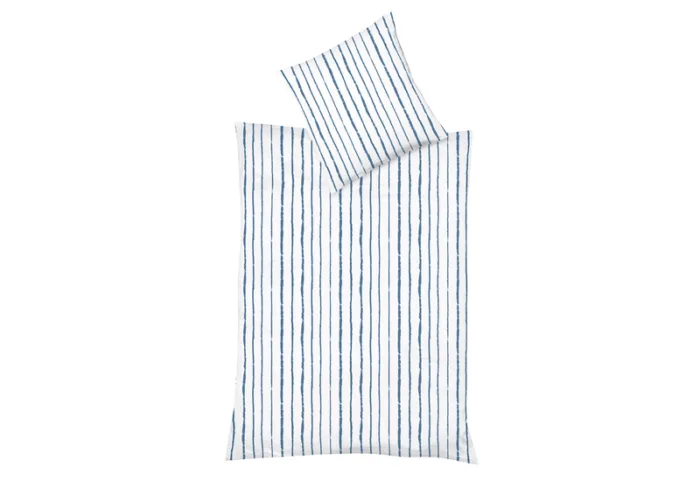 Leinen-Bettwäsche Provence blau – Bild 2
